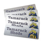 Brushed Aluminum Sticker