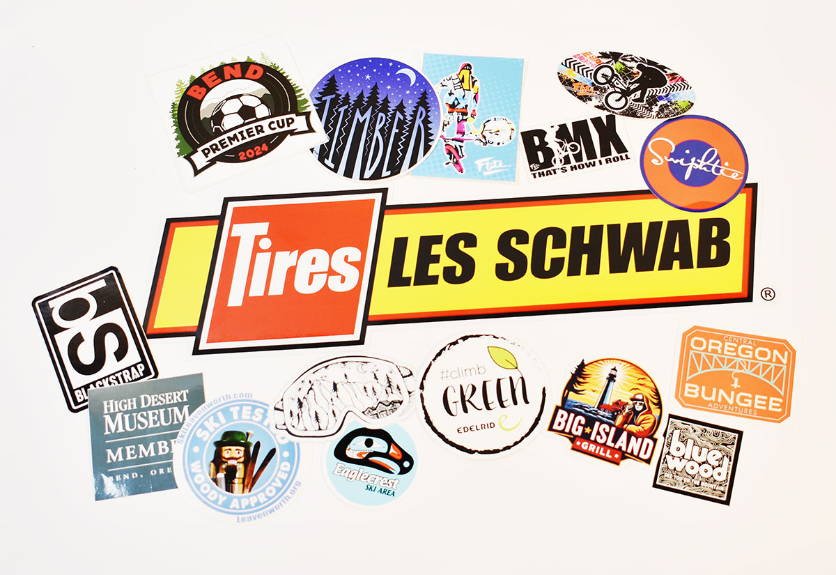 White Vinyl Stickers